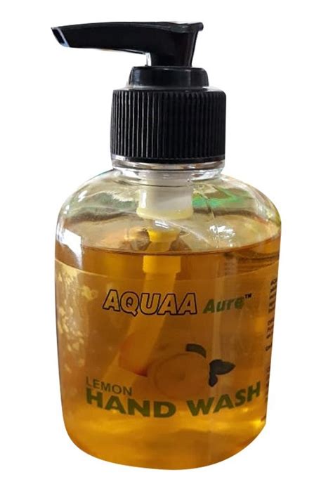 Aquaa Aure Gel Lemon Liquid Hand Wash Packaging Type Pump Bottle