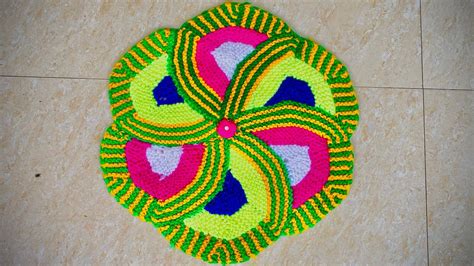 Flower Shaped Big Doormat