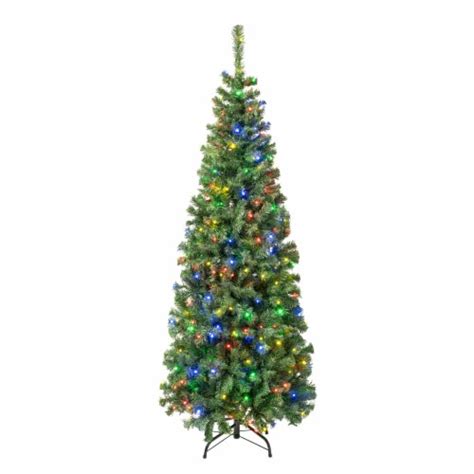 National Tree Company First Traditions Pre Lit Artificial Linden Spruce Christmas Tree 1 Each