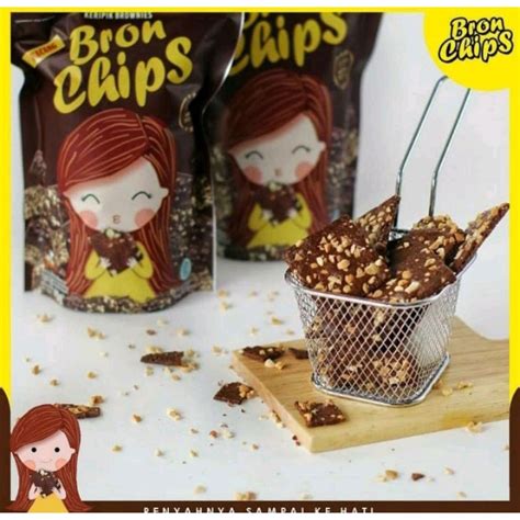 Jual Keripik Brownies BRONCHIPS 60 G Shopee Indonesia