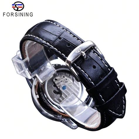 Forsining Orologio Automatico Forsining Con Fase Lunare Per Uomo In