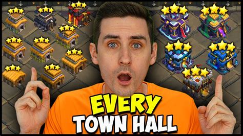 Trying To Beat Players By Myself With Every Town Hall In Clash Of