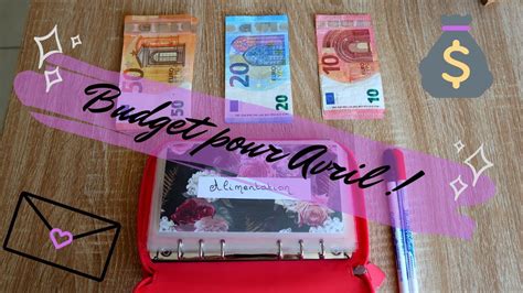 BUDGET AVRIL JE REMPLIS MES ENVELOPPES BUDGETAIRE SEMAINE 1 YouTube