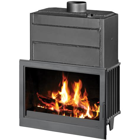 Wood Burning Multi Fuel Inset Stove With Back Boiler Bordeaux B