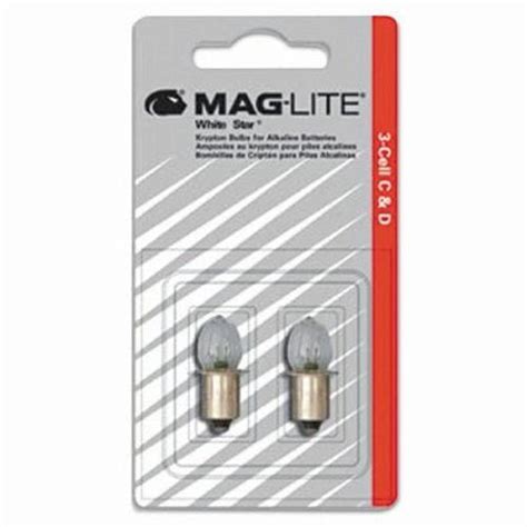 Maglite Replacement Bulbs For Aa Mini Flashlight 2pk