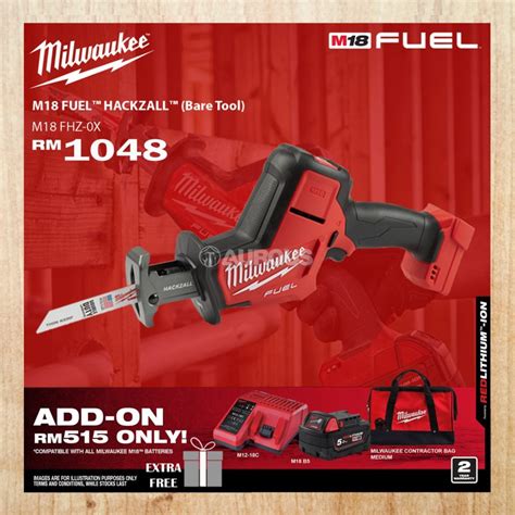 Milwaukee M Fuel Hackzall M Fhz X Bare Tool Aurous Hardware