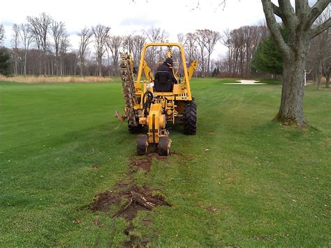 Chikaming Country Club - Grounds Department: Root Pruning