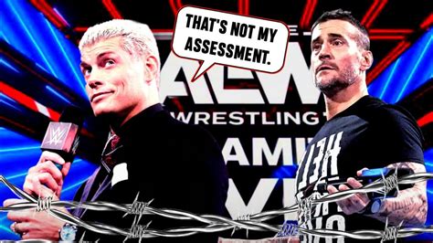 Cody Rhodes Shows Loyalty To Aew Despite Cm Punks Slander Aew Drama