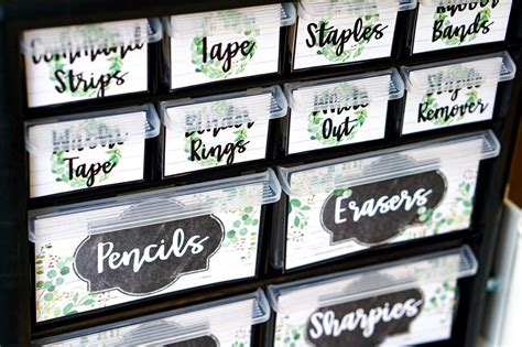 Modern Farmhouse Teacher Toolbox Labels Confetti Creativity