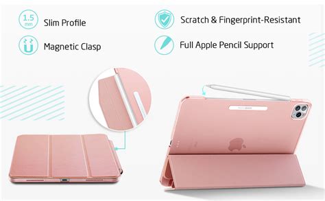 Amazon ESR Yippee Funda Inteligente Triple Para IPad Pro 11 2020