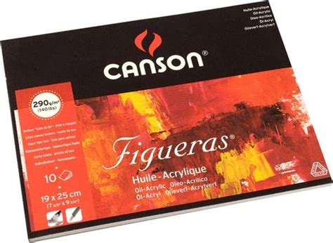 Canson Figueras Olieverf Block Verschillende Formaten Brugman Art