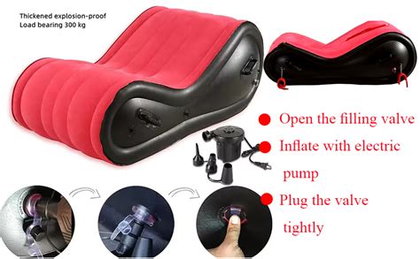 Amazon Inflatable Multi Function Sex Sofa With Cuff Kit Bdsm