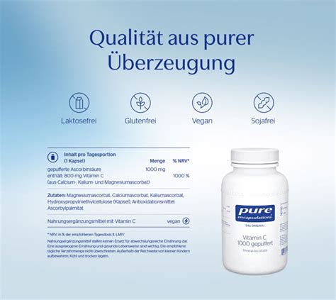 Vitamin C1000 Gepuffert Von Pure Encapsulations 90 Kapseln Westend Apotheke Wien