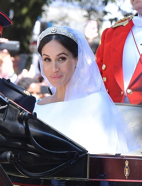 Omg — Meghan Markles Wedding Tiara Is So Sparkly She Looks Like A