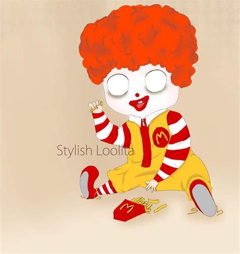 baby Ronald MCdonald's by StylishLoolita on DeviantArt