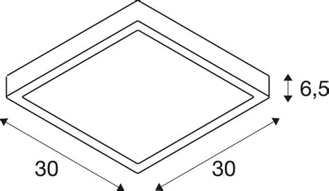 SLV AINOS SENSOR applique et plafonnier extérieur carré anthracite