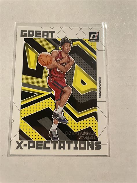 Ochai Agbaji Rookie Donruss Great X Pectations Utah Jazz Ebay