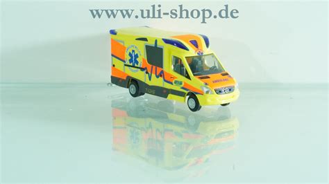 Rietze H0 Modellauto Ambulanz Tigis Ergo MB Wenig Bespielt