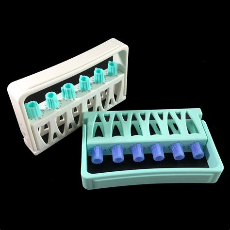 Dental Endodontic Root Canal Therapy Files Holder Disinfection Rack Box