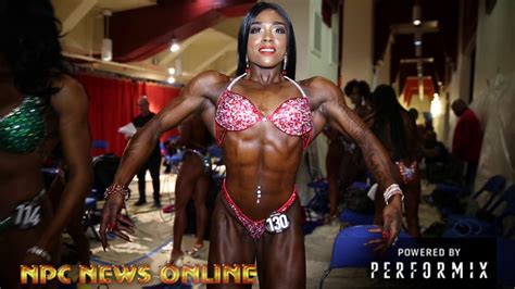 Ifbb Ny Pro Women S Figure Prejudging Backstage Video Youtube