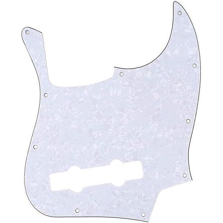 Musiclily Pro 10 Hole Contemporary J Bass Pickguard For Fender Jazz