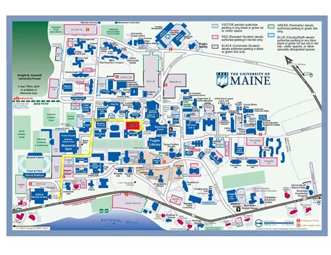 University of Maine Campus Map - University of Maine Orono ME • mappery