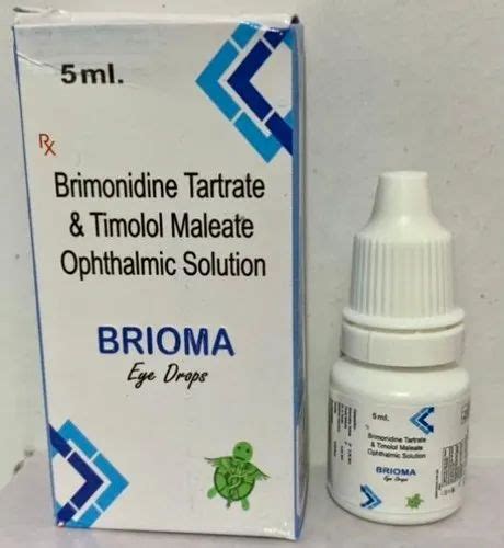 Brimonidine Tartrate And Timolol Maleate Ophthalmic Solution In