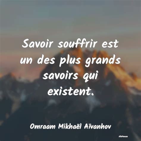 Citation Souffrance Allopensee