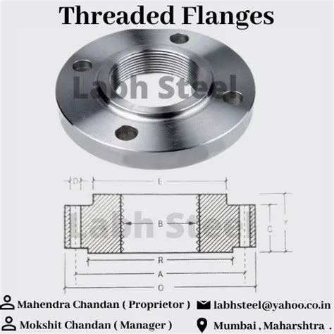 14 24 Inch Stainless Steel Threaded Flange At Rs 150piece In Mumbai Id 9092763997