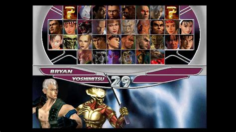 Yoshimitsu Bryan Arcade Playthrough Tekken Tag Tournament On Mameui V