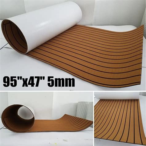 1200mmx2400mmx5mm Self Adhesive Foam Teak Decking Eva Foam Marine