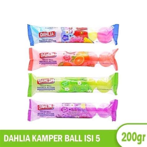 Jual KAMPER DAHLIA TOILET BALL DOUBLE ACTION ISI 5PCS Di Seller R