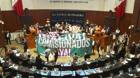 Suspenden Sesi N Del Senado Por Toma De Tribuna Tras Rechazo A