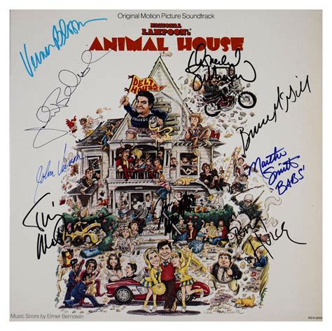 Animal House Signed Original Soundtrack John Belushi John Vernonrock