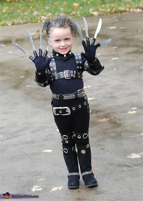 Edward Scissorhands Cute Girl's Costume | Last Minute Costume Ideas