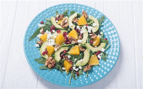 Receta Ensalada De Aguacate Con Naranja Y Frutos Rojos