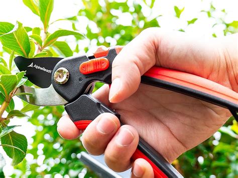 AlpineReach Bypass Secateurs For Gardening Plant Cutting Clippers With