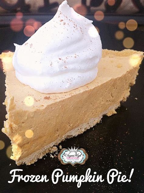 Frozen Pumpkin Pie Recipe Made It Frozen Pumpkin Pie Recipe