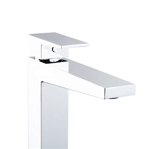 LLAVE BERING MONOMANDO ALTA PARA LAVABO DE BAÑO 27 6 CM CROMO PULIDO