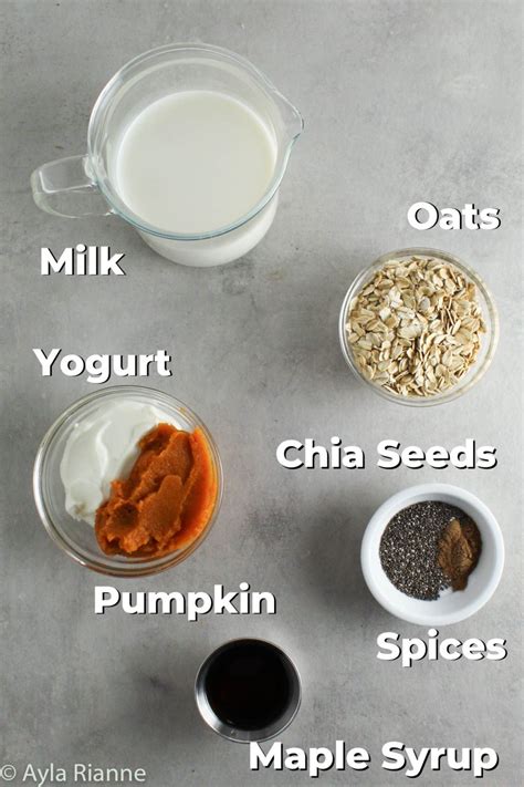 Pumpkin Pie Overnight Oats Life With Ayla Rianne