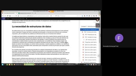 Clase De Consulta Estructura De Datos Semana 2 18 8 20 Taller De