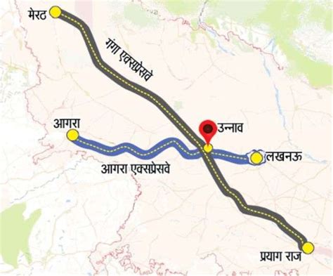 Ganga Expressway Route Map