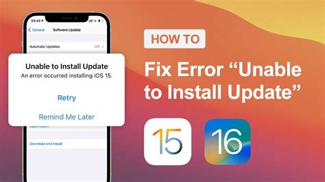 Fixed Unable To Install Update Ios On Iphone Ipad Ways To