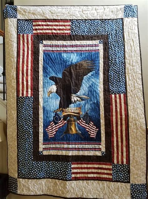 Brians Birthday T Patriotic Quilt To Honor His Service