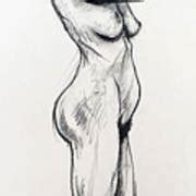 Female Nude Standing Painting By Roz Mcquillan Fine Art America