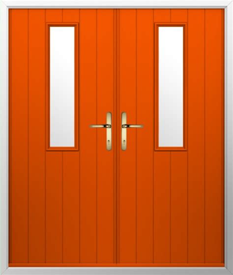 Solidor Turin Timber Composite Door In Tangerine