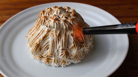 Baked Alaska With A Lighter How To Make Baked Alaska Ice Cream Cake