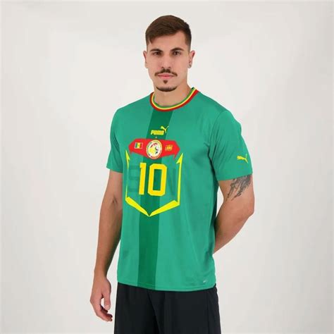 Camisa Senegal Away 2022 10 Mané Puma Masculina em Promoção Centauro