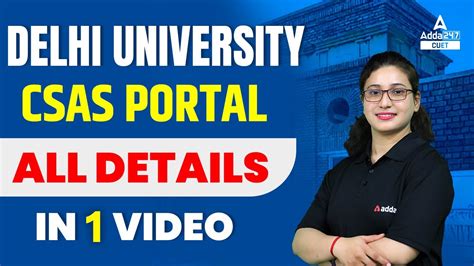 Csas Portal Delhi University Du Admission 2022 Csas Portal All