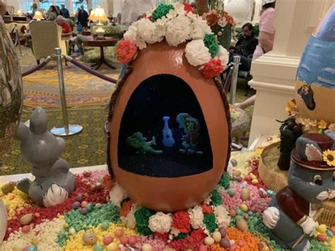 Touring The Disney Easter Egg Display At The Grand Floridian